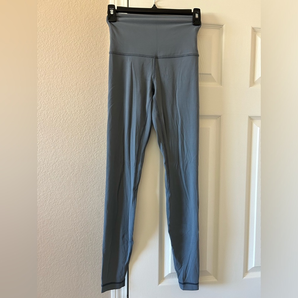 Lululemon Align Super High Rise Pant 28” Steam Blue